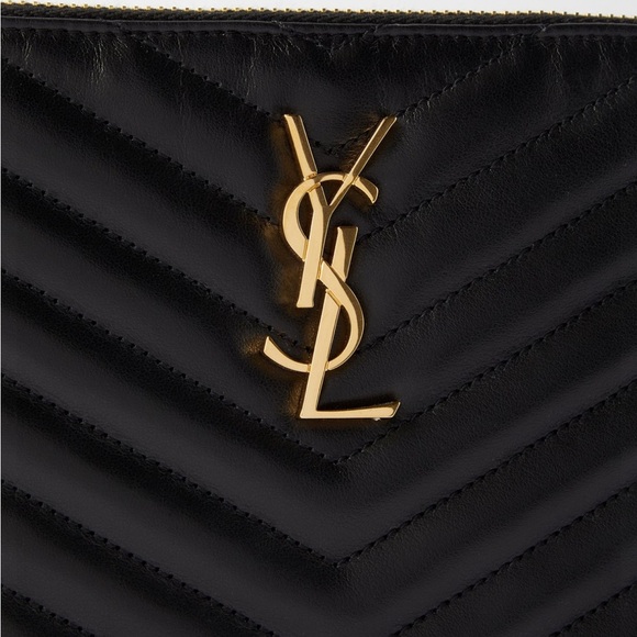 Saint-Laurent Cassandre Matelassé Tablet Pouch - Picture 5 of 8